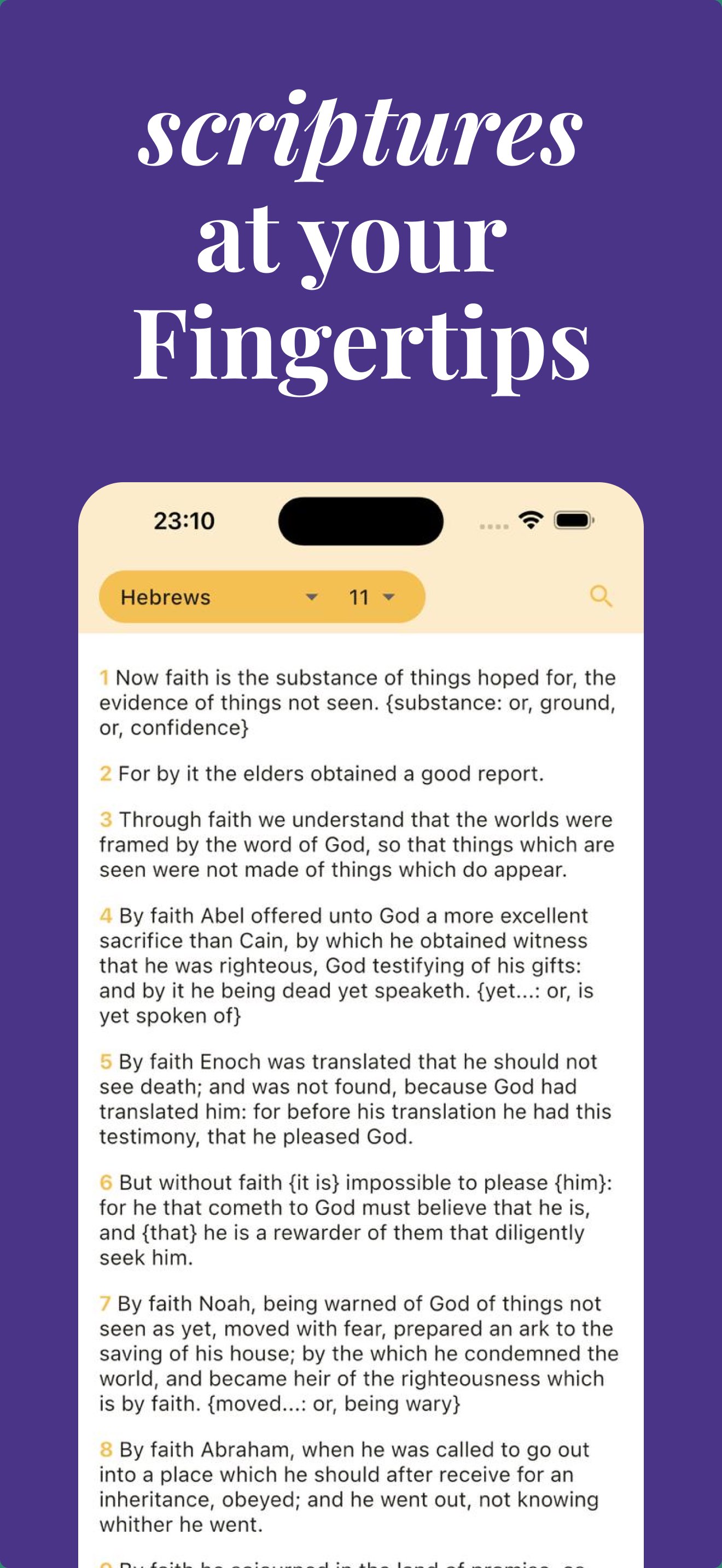 Scripture Mirror daily reading